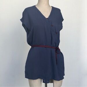 Steven Alan Wrap Silk Top